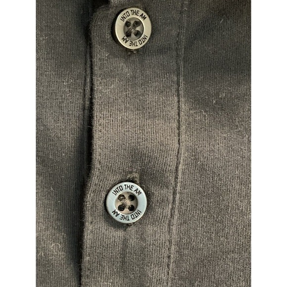 Into The AM T Shirt Size L Black Short Sleeve Crew Neck Pullover Logo Mens - Picture 4 of 5